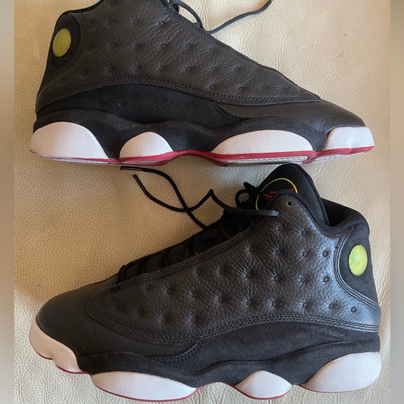 Nike Air Jordan 13 Retro 2011 release Playoff black red and white - Picture 1 of 8
